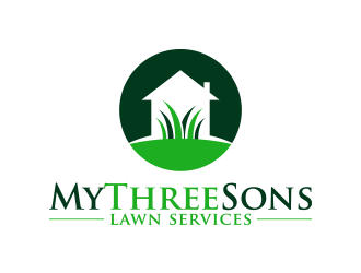 My three sons lawn services  logo design by lexipej