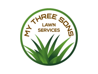 My three sons lawn services  logo design by Design_queen