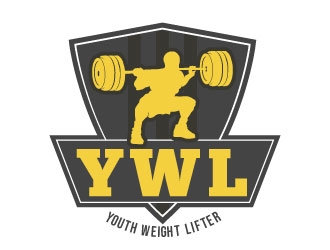 Youth Weightlifter logo design by Suvendu