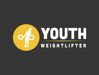 Youth Weightlifter logo design by haidar