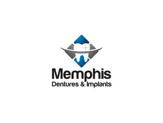Memphis Dentures & Implants logo design by R-art