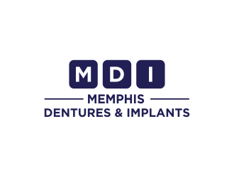Memphis Dentures & Implants logo design by haidar