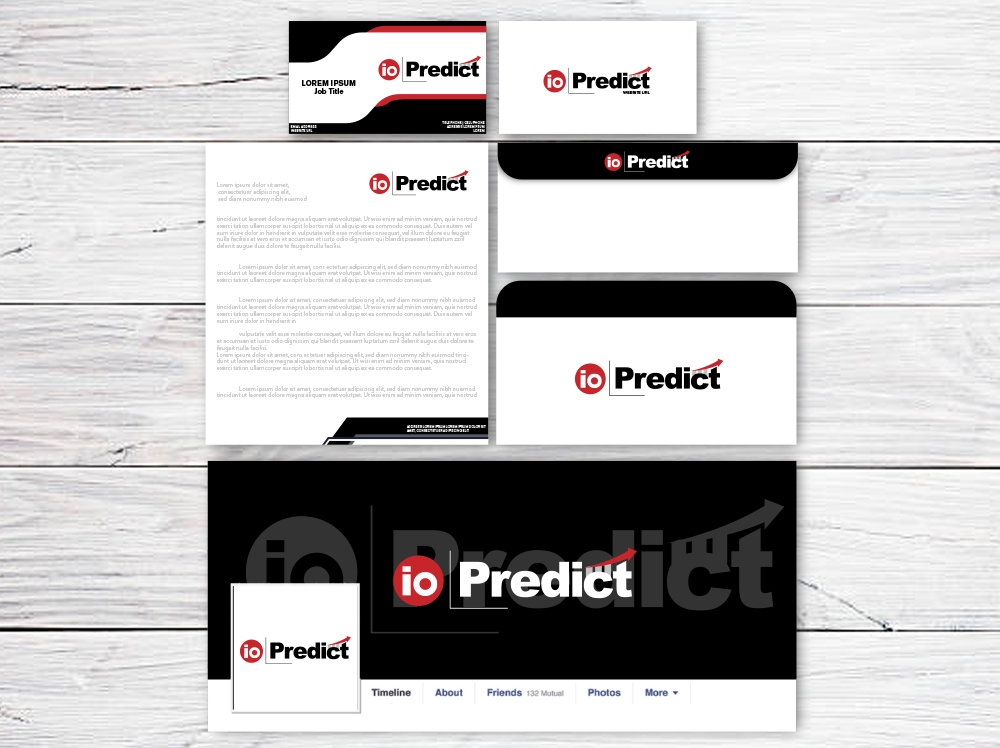 ioPredict logo design by MarkindDesign