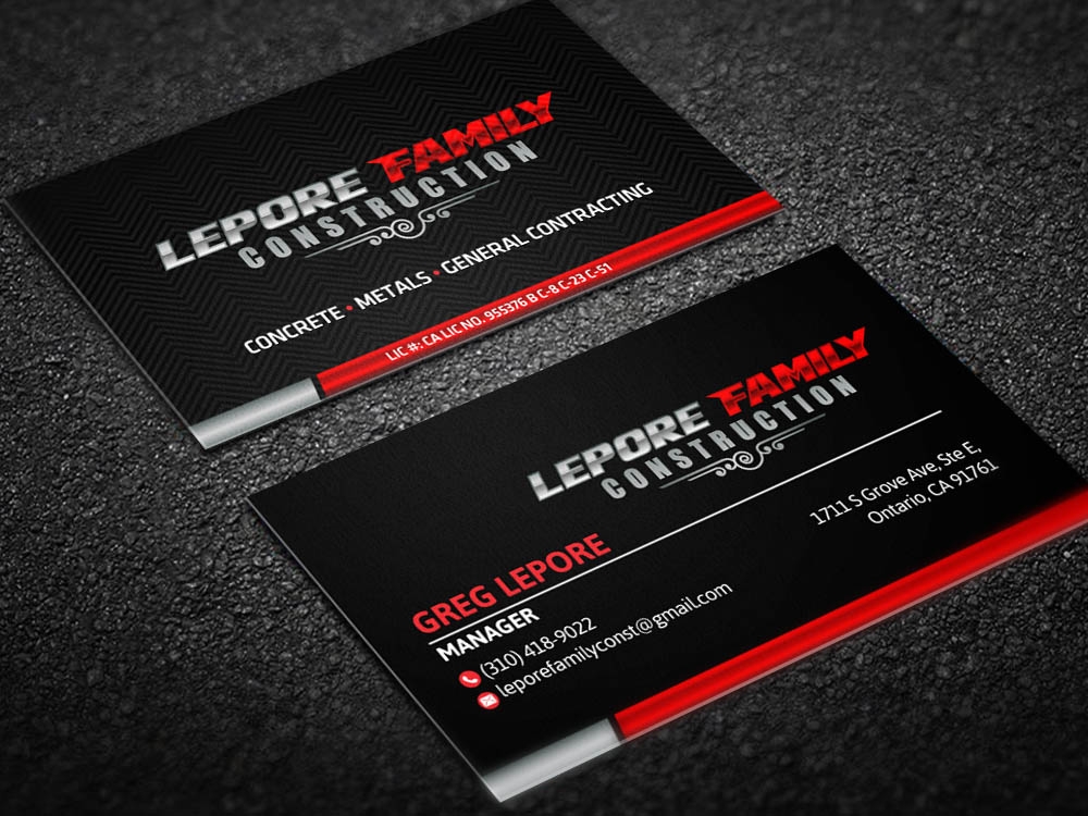 Lepore Family Construction logo design by scriotx