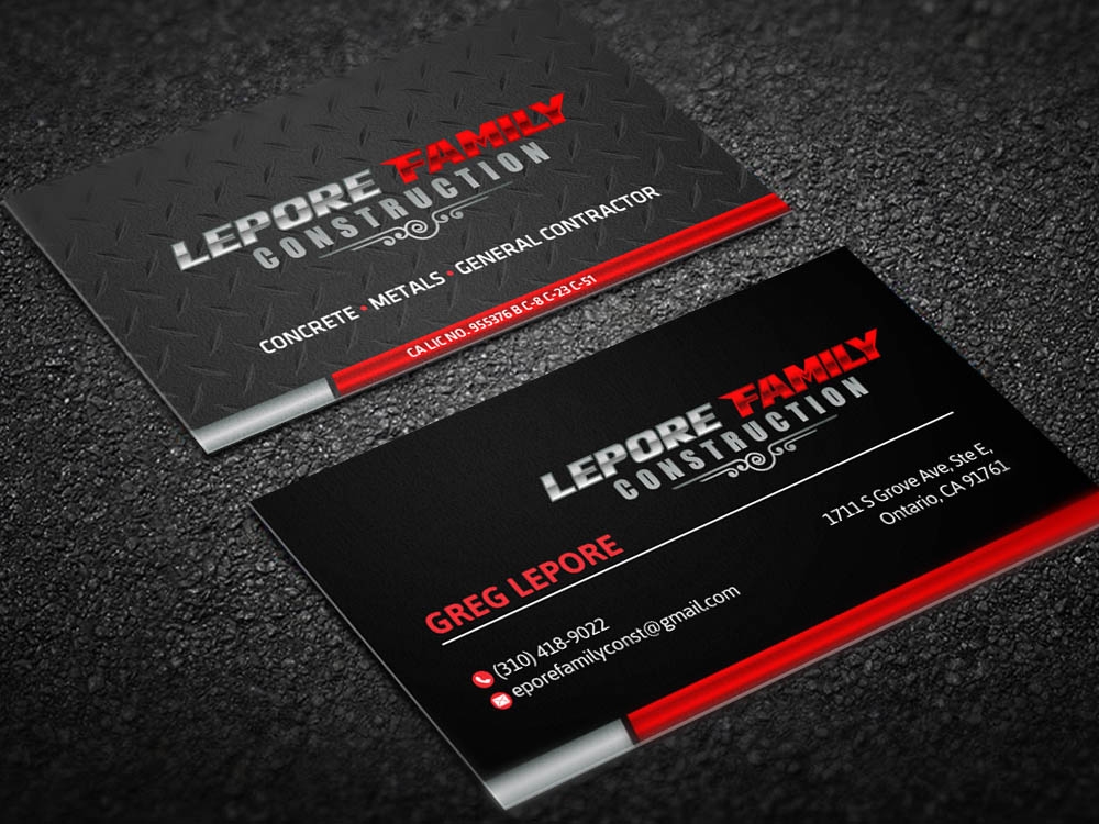 Lepore Family Construction logo design by scriotx