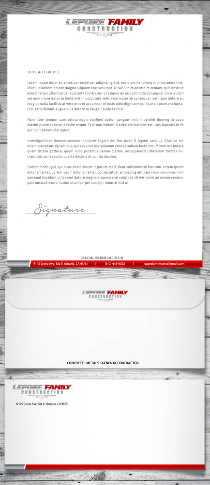 Lepore Family Construction logo design by scriotx