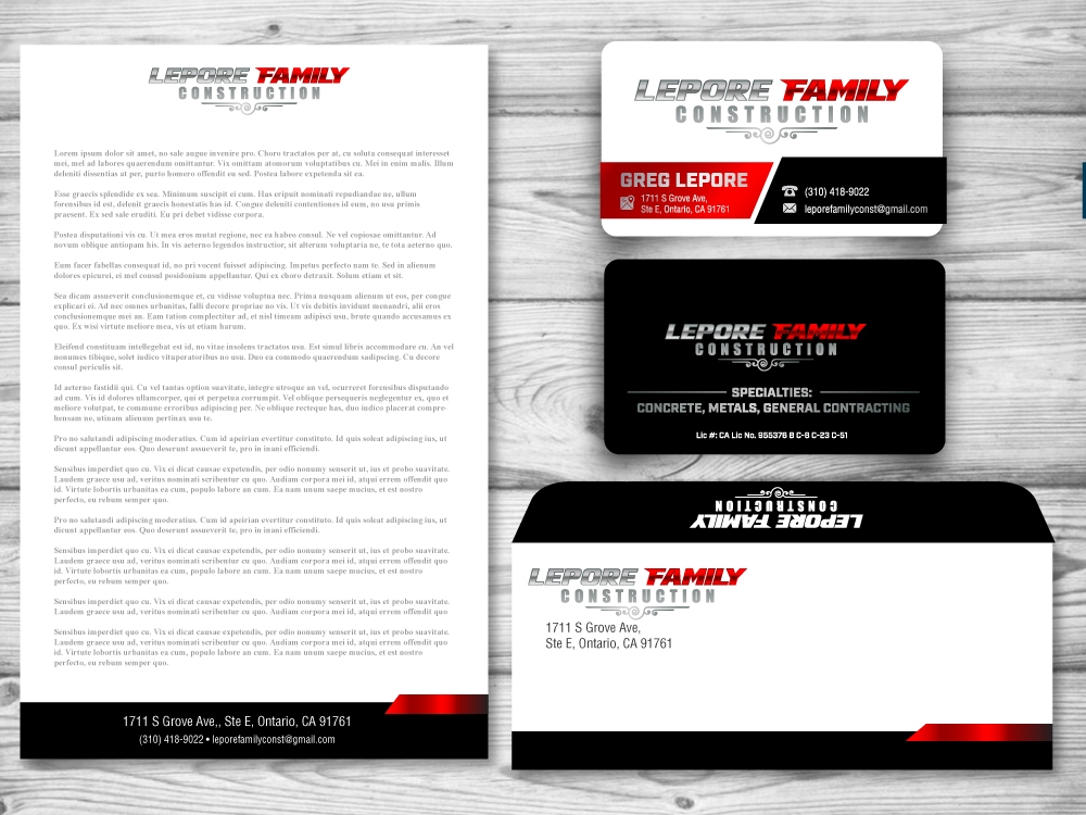 Lepore Family Construction logo design by jaize