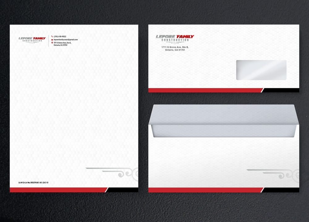 Lepore Family Construction logo design by KHAI