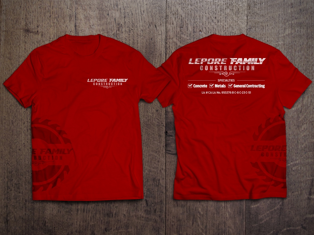 Lepore Family Construction logo design by KHAI