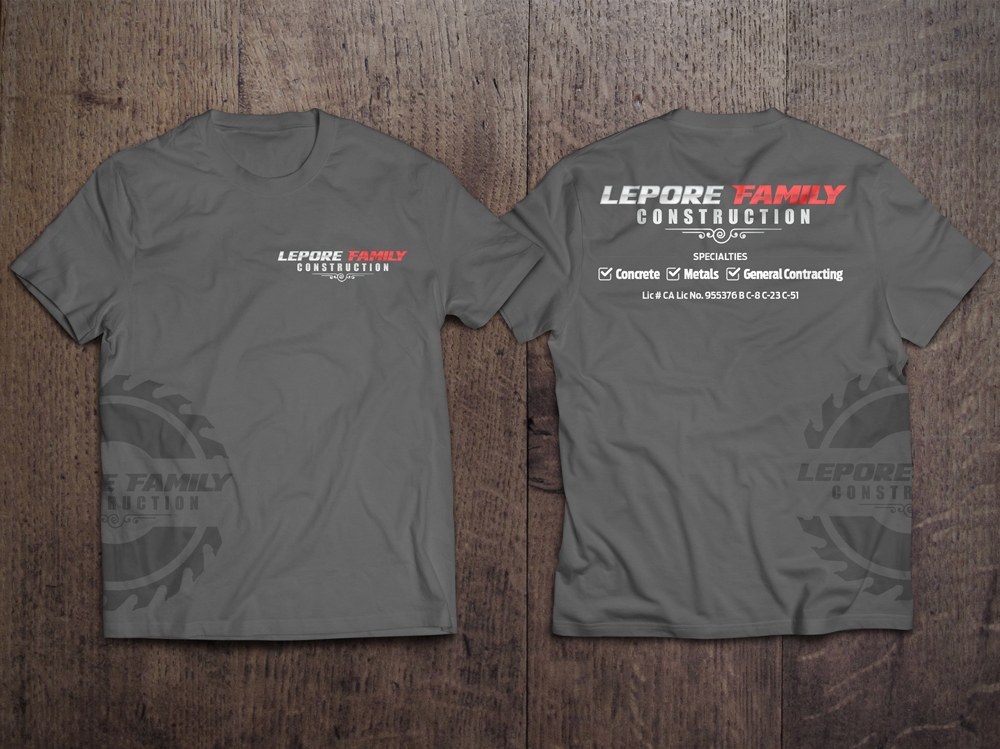 Lepore Family Construction logo design by KHAI