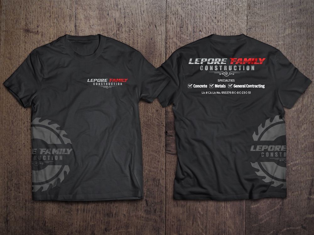 Lepore Family Construction logo design by KHAI