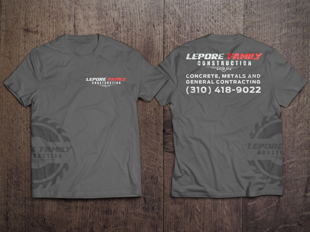 Lepore Family Construction logo design by KHAI