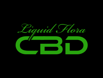 Liquid Flora CBD logo design by keylogo