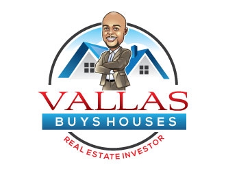 Vallas Buys Houses logo design by invento