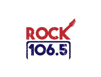 Rock 106.5 logo design by samuraiXcreations