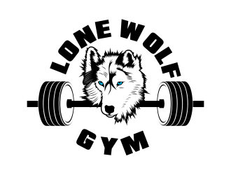 Lone Wolf Gym logo design by beejo