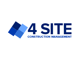 4 Site Construction Management  logo design by BeDesign