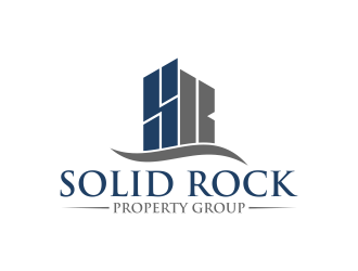 SOLID ROCK PROPERTY GROUP logo design by pakNton