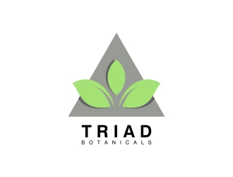 Triad Botanicals logo design by yunda