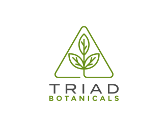 Triad Botanicals logo design by senandung