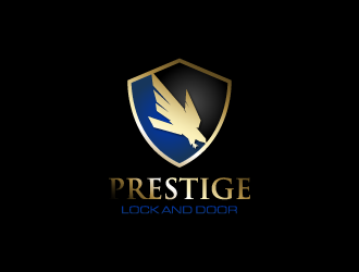 Prestige Lock and Door logo design by torresace