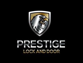Prestige Lock and Door logo design by bougalla005