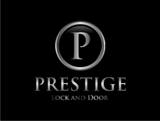 Prestige Lock and Door logo design by sheilavalencia