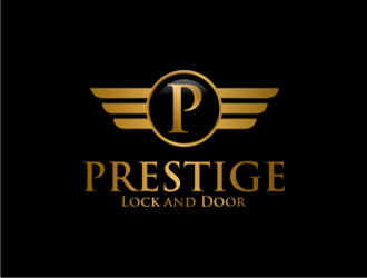 Prestige Lock and Door logo design by sheilavalencia