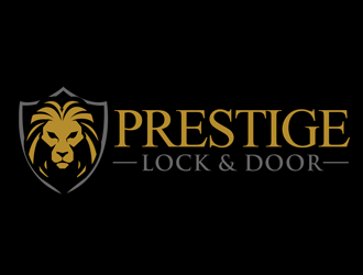 Prestige Lock and Door logo design by kunejo