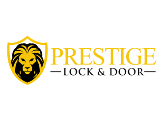 Prestige Lock and Door logo design by kunejo