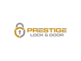 Prestige Lock and Door logo design by ROSHTEIN