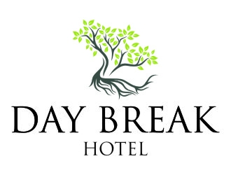 Day Break Hotel logo design by jetzu