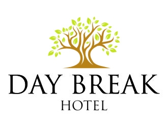 Day Break Hotel logo design by jetzu