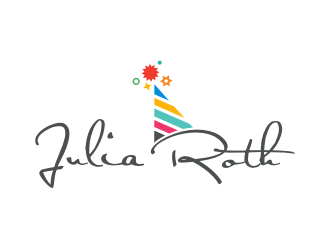 Julia Roth  [logo for bat-mitzvah party] logo design by superiors