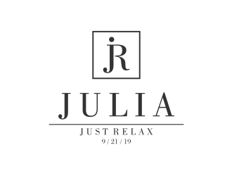 Julia Roth  [logo for bat-mitzvah party] logo design by Gravity