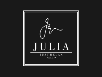 Julia Roth  [logo for bat-mitzvah party] logo design by Gravity