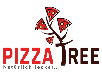 pizza tree logo design by MonkDesign