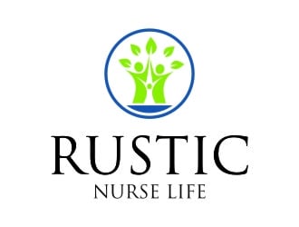 Rustic Nurse Life logo design by jetzu
