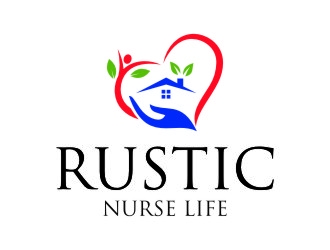 Rustic Nurse Life logo design by jetzu