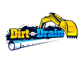 Dirt-N-Drain logo design by jaize