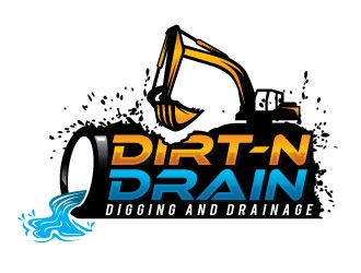Dirt-N-Drain logo design by Conception
