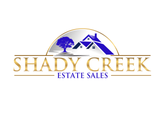 Shady Creek Estate Sales logo design by bosbejo