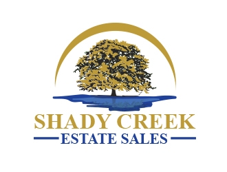 Shady Creek Estate Sales logo design by Roma