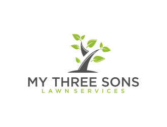 My three sons lawn services  logo design by ammad