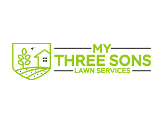 My three sons lawn services  logo design by ROSHTEIN