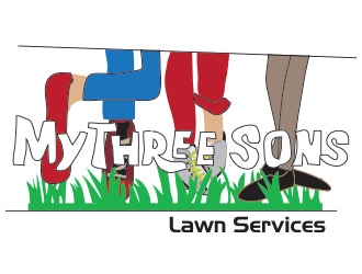 My three sons lawn services  logo design by not2shabby