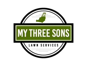 My three sons lawn services  logo design by karjen