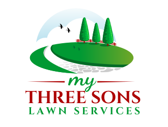 My three sons lawn services  logo design by rgb1