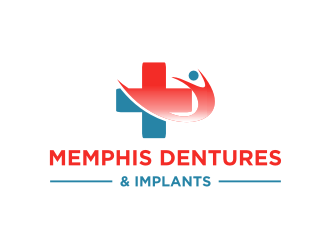 Memphis Dentures & Implants logo design by LOVECTOR
