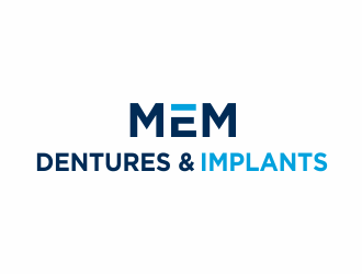 Memphis Dentures & Implants logo design by santrie
